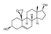 (19R)-10β-oxiranylestr-5-ene-3β,17β-diol结构式