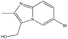 (6-Bromo-2-methyl-imidazo[1,2-a]pyridin-3-yl)-methanol Structure