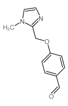 4-[(1-METHYL-1H-IMIDAZOL-2-YL)METHOXY]BENZALDEHYDE结构式