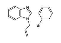 1-allyl-2-(2-bromophenyl)-1H-benzimidazole结构式