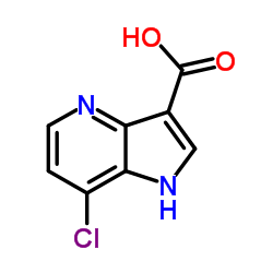 7-Chloro-4-azaindole-3-carboxylic acid Structure