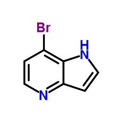 7-溴-4-氮杂吲哚结构式