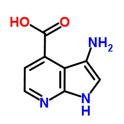 3-Amino-7-azaindole-4-carboxylic acid结构式