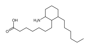 2-(6'-carboxyhexyl)-3-n-hexylcyclohexylamine Structure