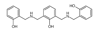 2,6-bis[[(2-hydroxyphenyl)methylamino]methyl]phenol结构式