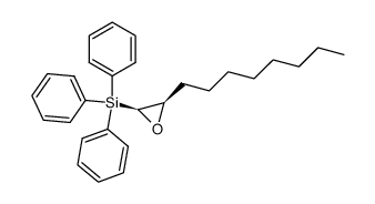 cis-1-(triphenylsilyl)-1,2-epoxydecane结构式