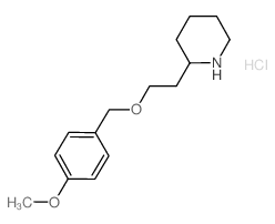 2-{2-[(4-Methoxybenzyl)oxy]ethyl}piperidine hydrochloride Structure