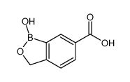 1-Hydroxy-1,3-dihydro-2,1-benzoxaborole-6-carboxylic acid structure