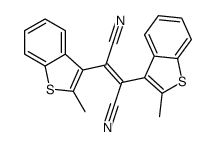 2,3-bis(2-methyl-1-benzothiophen-3-yl)but-2-enedinitrile Structure