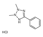 2,3-dimethyl-5-phenyl-1H-tetrazol-1-ium,chloride Structure