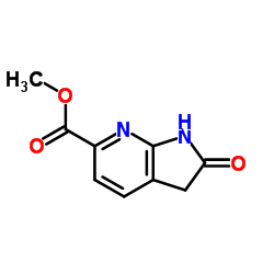 7-Aza-2-oxindole-6-carboxylic acid Methyl este结构式