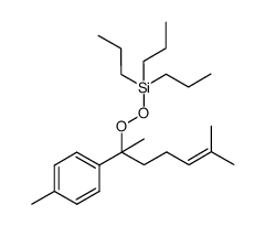 ((6-methyl-2-(p-tolyl)hept-5-en-2-yl)peroxy)tripropylsilane结构式
