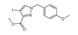 METHYL 4-IODO-1-(4-METHOXYBENZYL)-1H-PYRAZOLE-3-CARBOXYLATE structure