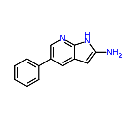 5-Phenyl-1H-pyrrolo[2,3-b]pyridin-2-amine结构式