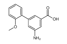 3-amino-5-(2-methoxyphenyl)benzoic acid Structure