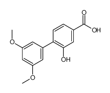 4-(3,5-dimethoxyphenyl)-3-hydroxybenzoic acid结构式