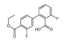 2-(4-ethoxycarbonyl-3-fluorophenyl)-6-fluorobenzoic acid结构式