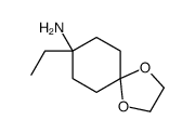 8-Ethyl-1,4-dioxaspiro[4.5]decan-8-amine结构式