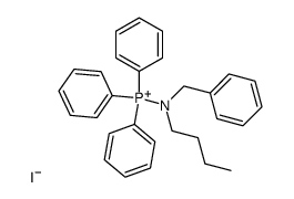 (benzyl(butyl)amino)triphenylphosphonium iodide结构式