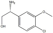 (2R)-2-AMINO-2-(4-CHLORO-3-METHOXYPHENYL)ETHAN-1-OL Structure