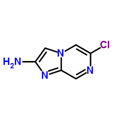 6-Chloroimidazo[1,2-a]pyrazin-2-amine结构式