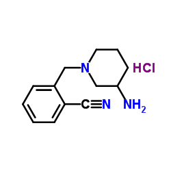 2-(3-Amino-piperidin-1-ylmethyl)-benzonitrile hydrochloride picture