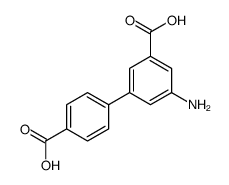 3-amino-5-(4-carboxyphenyl)benzoic acid结构式