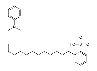 N,N-dimethylaniline,2-dodecylbenzenesulfonic acid Structure