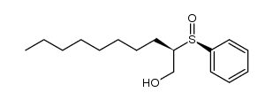 (R)-2-((R)-phenylsulfinyl)decan-1-ol结构式