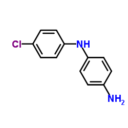 N1-(4-氯苯基)苯-1,4-二胺结构式
