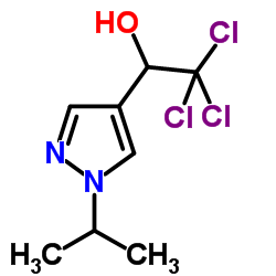 2,2,2-Trichloro-1-(1-isopropyl-1H-pyrazol-4-yl)ethanol Structure