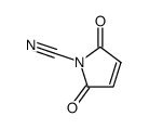 1H-Pyrrole-1-carbonitrile,2,5-dihydro-2,5-dioxo-(9CI) structure