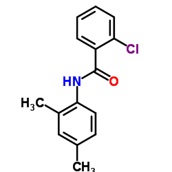 2-Chloro-N-(2,4-dimethylphenyl)benzamide Structure