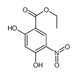 ethyl 2,4-dihydroxy-5-nitrobenzoate Structure