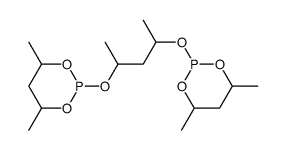 2,4-bis<(4,6-dimethyl-1,3,2-dioxaphosphorinan-2-yl)oxy>pentane Structure