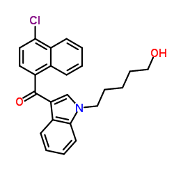 JWH 398 N-(5-hydroxypentyl) metabolite Structure