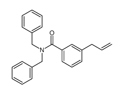 N,N-dibenzyl-3-prop-2-enylbenzamide结构式
