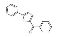 phenyl-(5-phenylthiophen-2-yl)methanone Structure