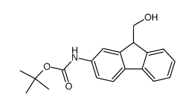 9-hydroxymethyl-2-(t-Boc-amino)fluorene Structure