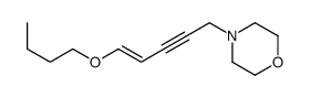 4-(5-Butoxy-4-penten-2-ynyl)morpholine结构式
