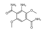 3-amino-2,5-dimethoxyterephthalamide Structure