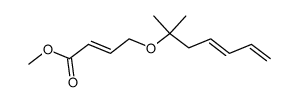 methyl (E,E)-6,6-dimethyl-5-oxa-2,8,10-undecatrienoate Structure