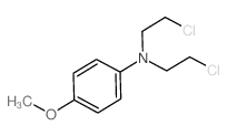 Benzenamine,N,N-bis(2-chloroethyl)-4-methoxy- picture