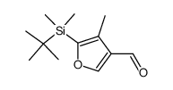 2-(tert-Butyldimethylsilyl)-3-methyl-4-furaldehyde Structure