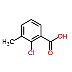 2-Chloro-3-methylbenzoic acid Structure