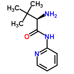 (R)-2-氨基-3,3-二甲基-N-(吡啶-2-基)丁酰胺结构式