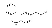 1-((4-(2-iodoethyl)phenoxy)methyl)benzene structure