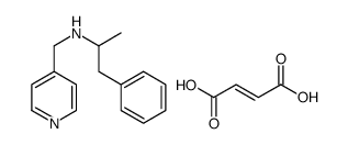 (E)-but-2-enedioic acid,1-phenyl-N-(pyridin-4-ylmethyl)propan-2-amine Structure