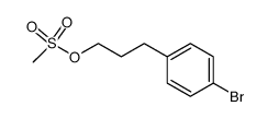 3-(4-bromophenyl)propyl methanesulphonate结构式
