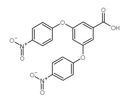 3,5-bis-(4-Nitrophenoxy)benzoic acid structure